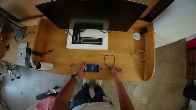 USB-C into a phone: the head camera view